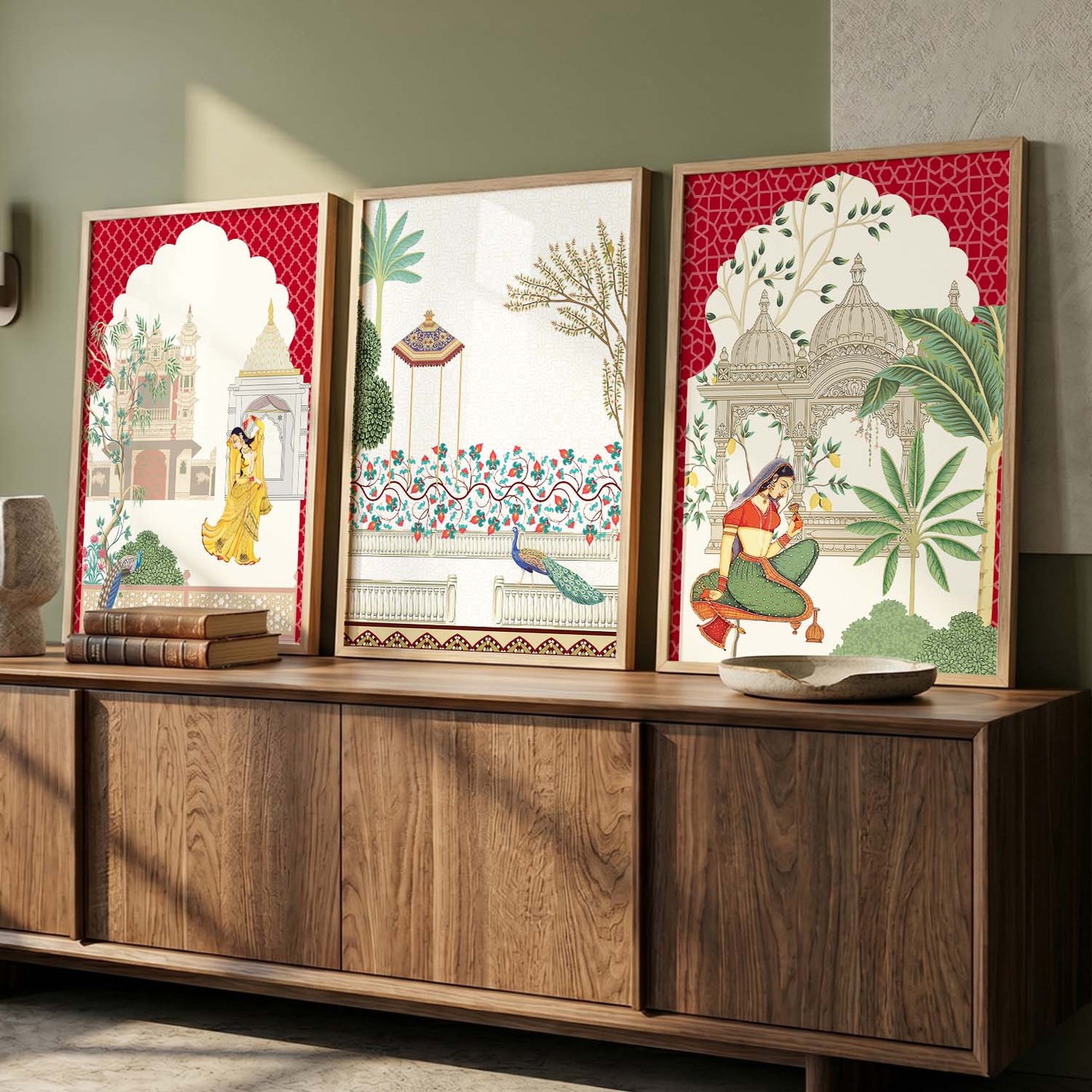 Traditional   Wall  Art  Paintings for Living Room - Wall Poster With frames
