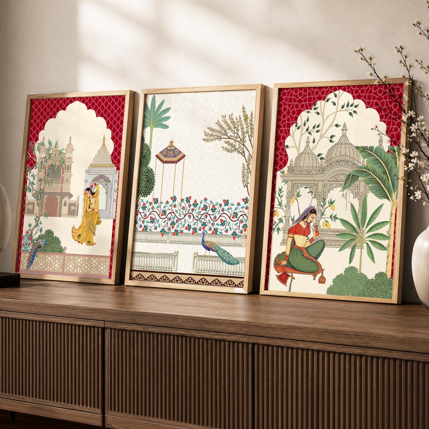 Traditional   Wall  Art  Paintings for Living Room - Wall Poster With frames