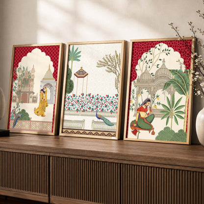 Traditional   Wall  Art  Paintings for Living Room - Wall Poster With frames