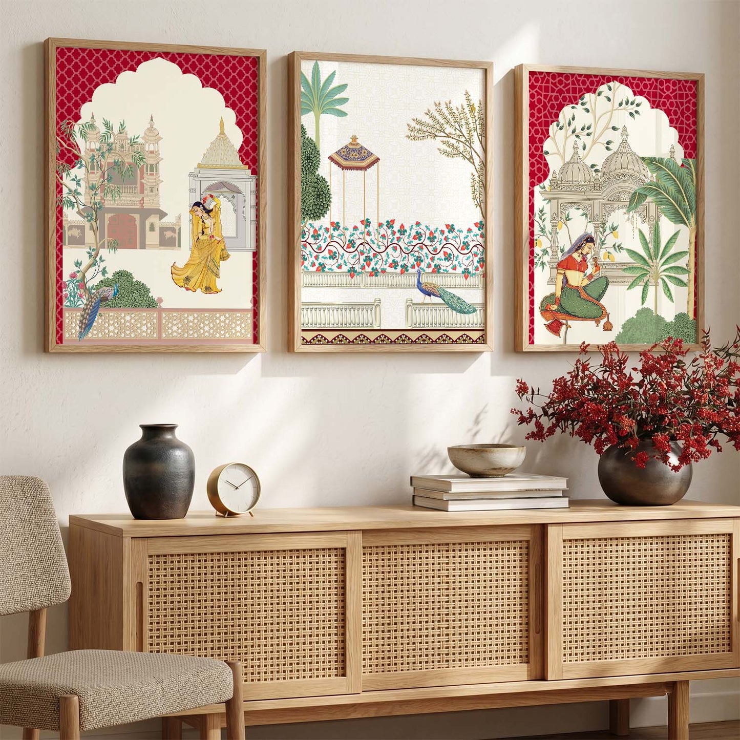 Traditional   Wall  Art  Paintings for Living Room - Wall Poster With frames