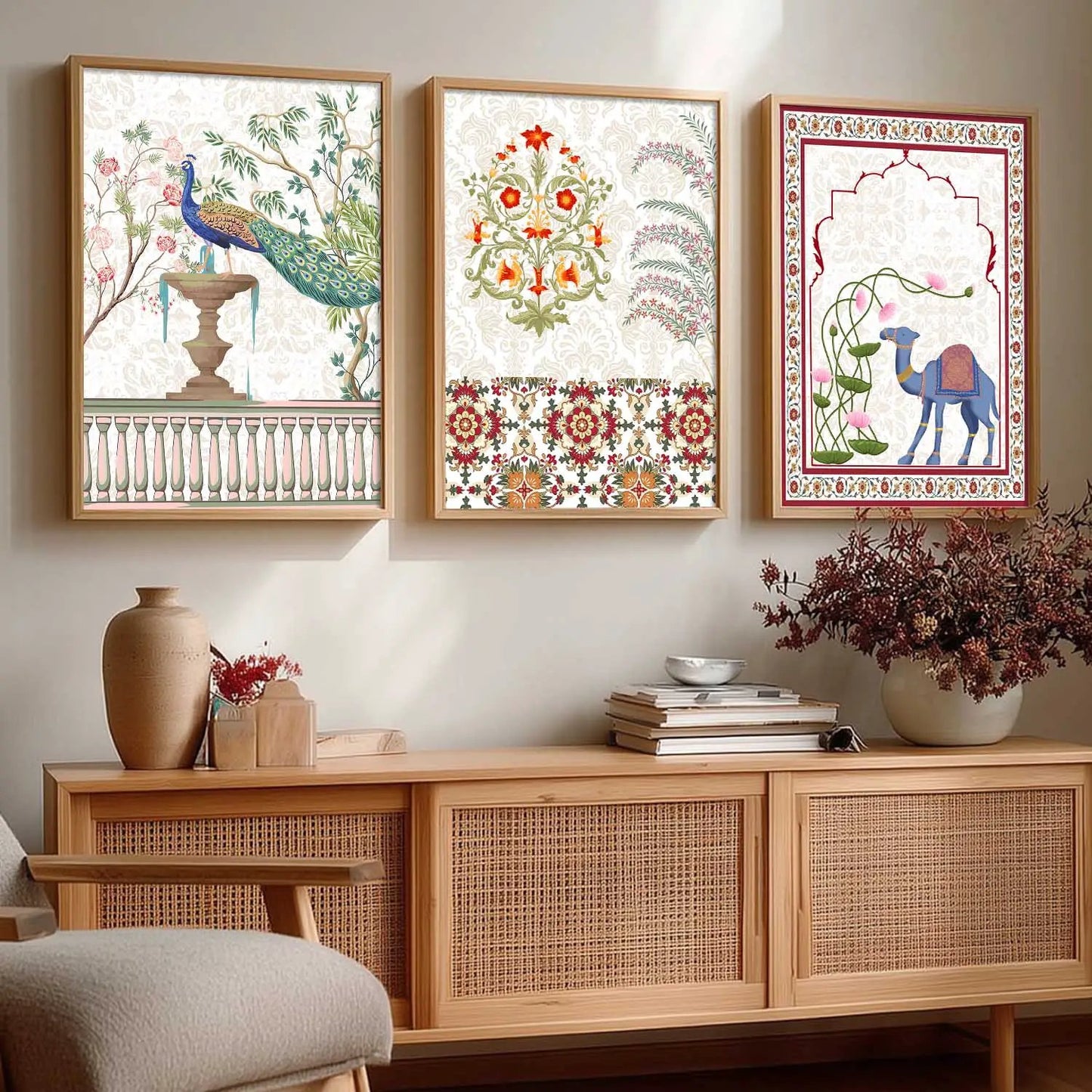 Traditional  Wall  Art  Paintings for Living Room - Wall Poster With frames