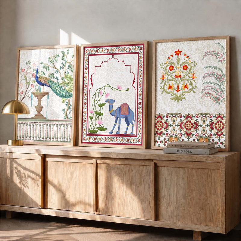 Traditional  Wall  Art  Paintings for Living Room - Wall Poster With frames
