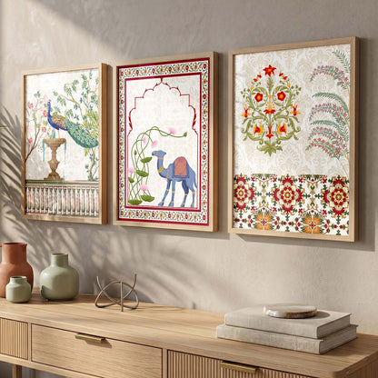 Traditional  Wall  Art  Paintings for Living Room - Wall Poster With frames
