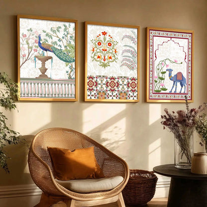 Traditional  Wall  Art  Paintings for Living Room - Wall Poster With frames