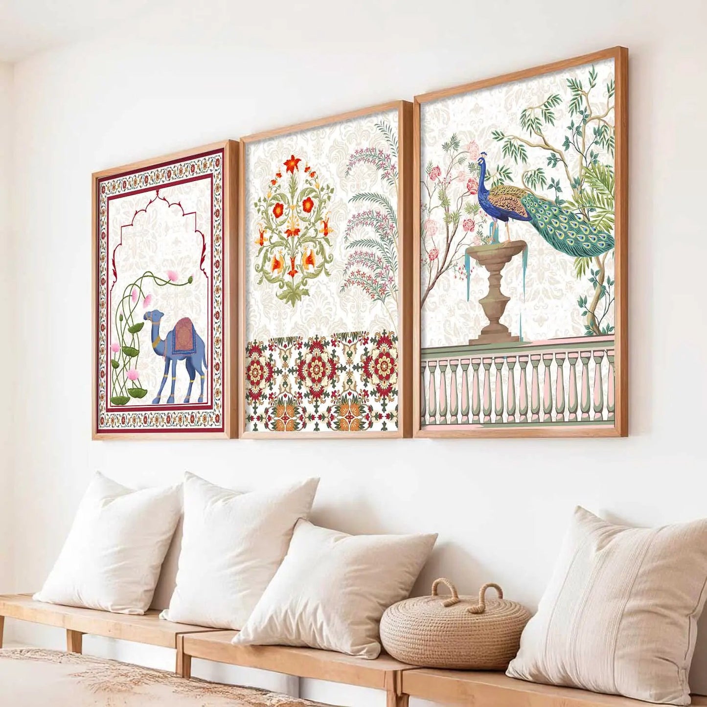 Traditional  Wall  Art  Paintings for Living Room - Wall Poster With frames