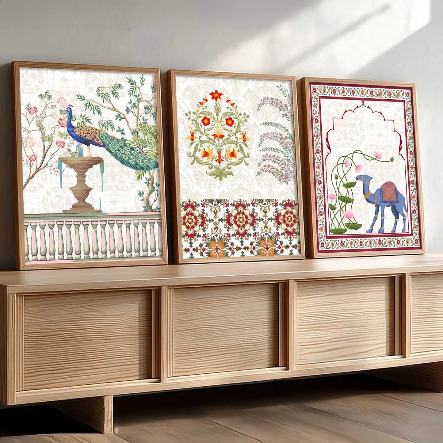 Traditional  Wall  Art  Paintings for Living Room - Wall Poster With frames