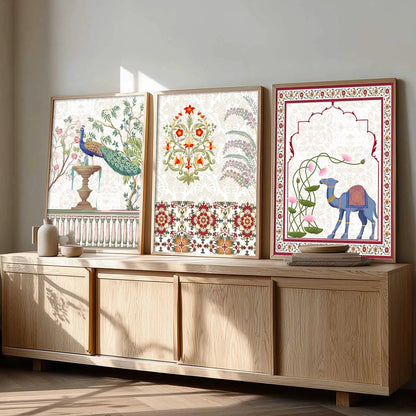 Traditional  Wall  Art  Paintings for Living Room - Wall Poster With frames