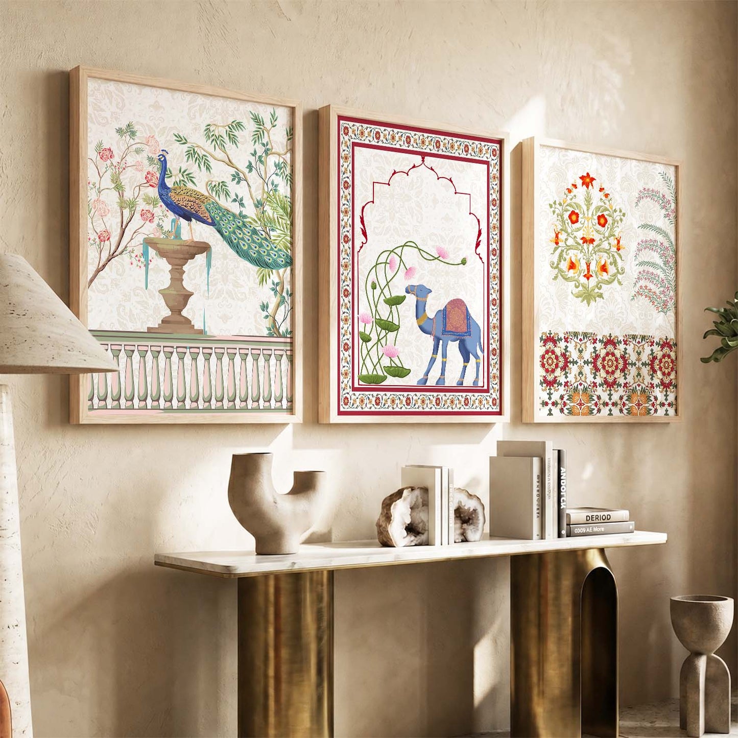 Traditional  Wall  Art  Paintings for Living Room - Wall Poster With frames