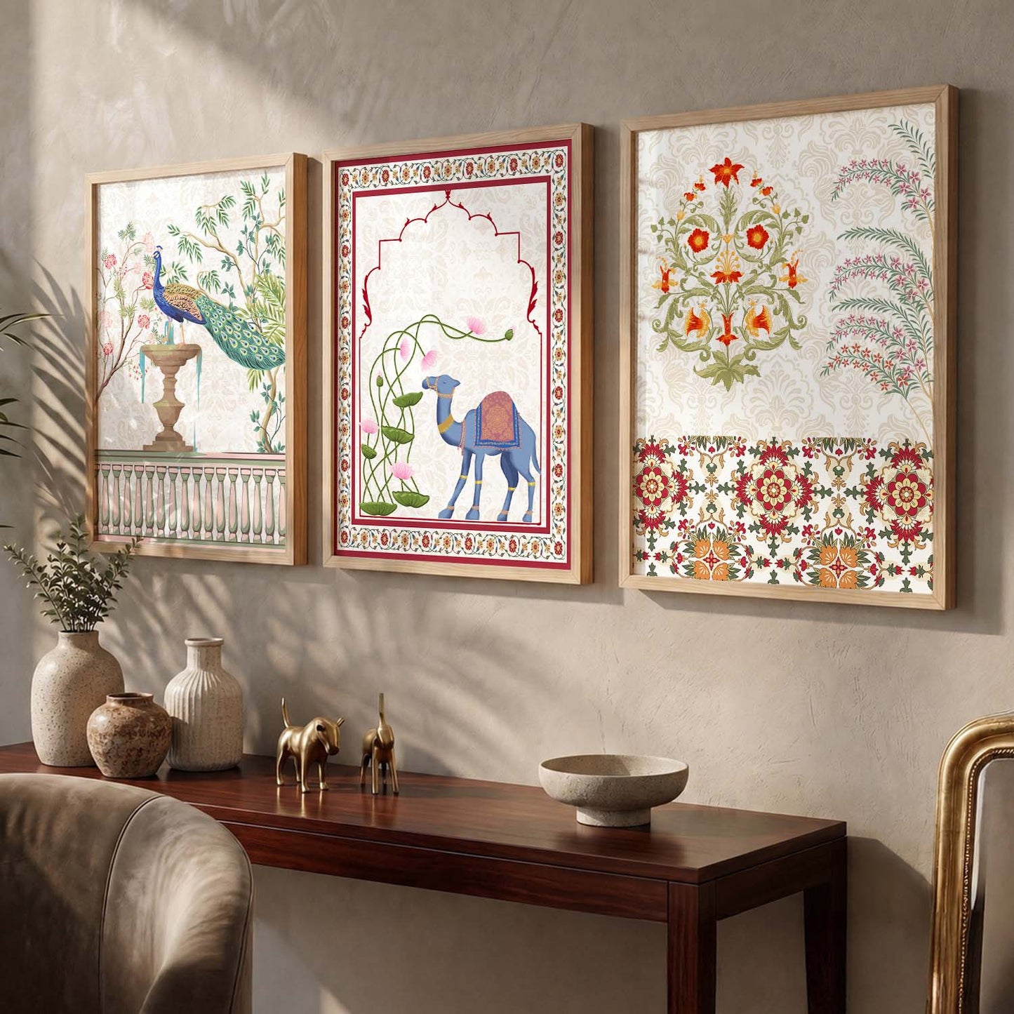 Traditional  Wall  Art  Paintings for Living Room - Wall Poster With frames