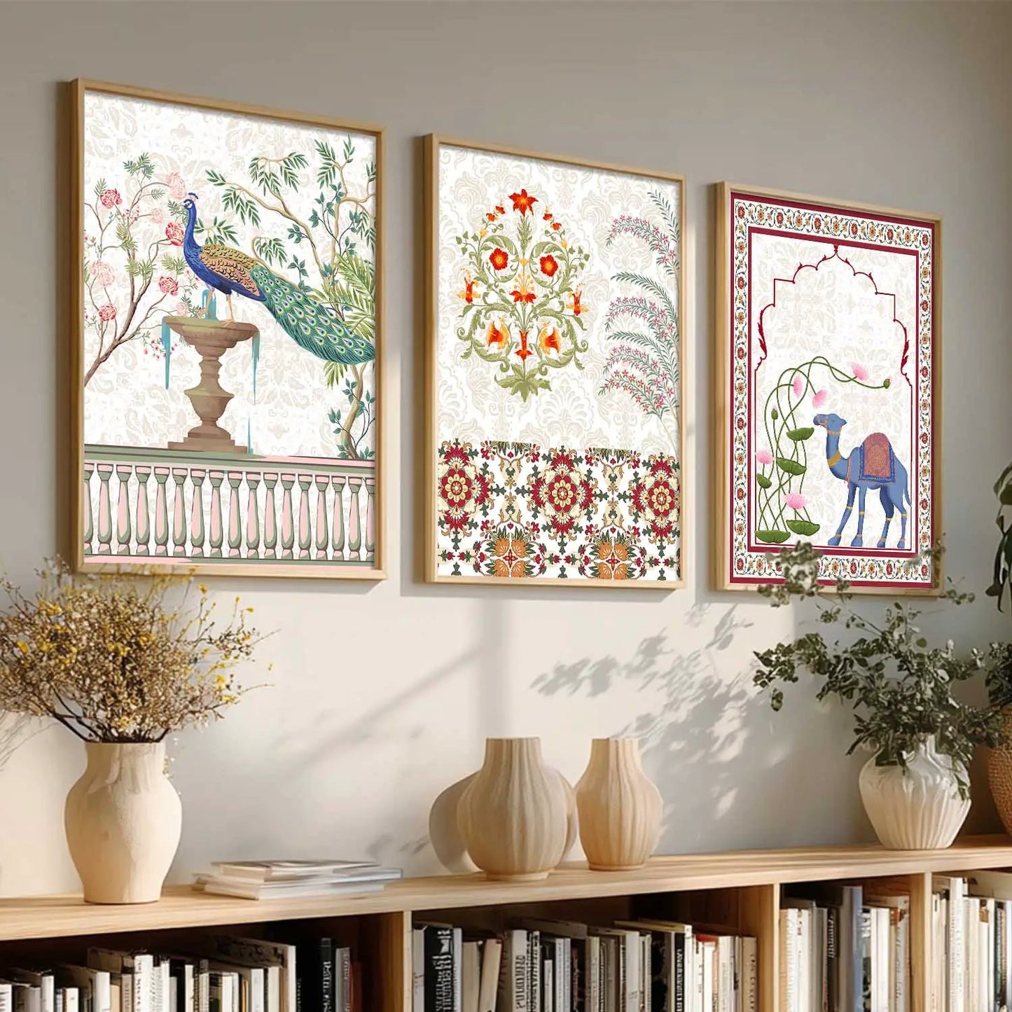 Traditional  Wall  Art  Paintings for Living Room - Wall Poster With frames