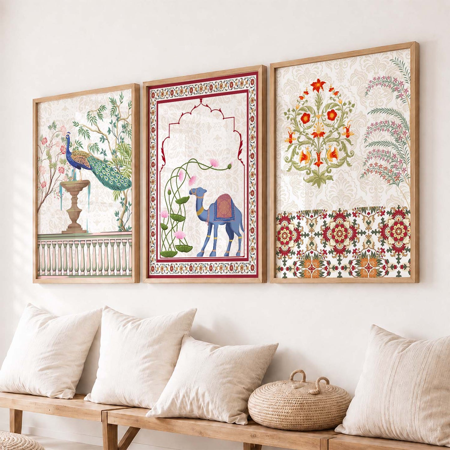 Traditional  Wall  Art  Paintings for Living Room - Wall Poster With frames