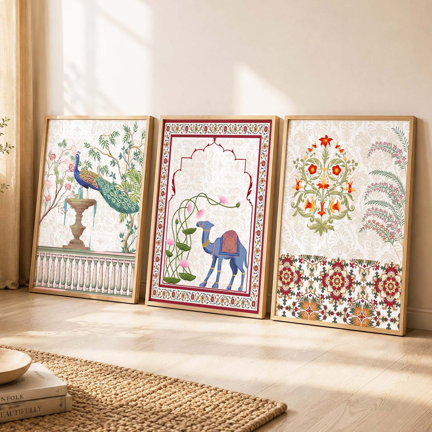 Traditional  Wall  Art  Paintings for Living Room - Wall Poster With frames