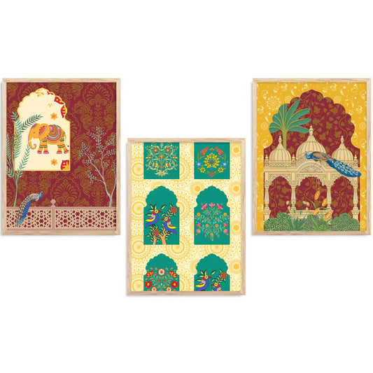 Traditional   Wall  Art  Paintings for Living Room - Wall Poster With frames