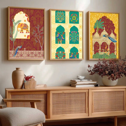 Traditional   Wall  Art  Paintings for Living Room - Wall Poster With frames