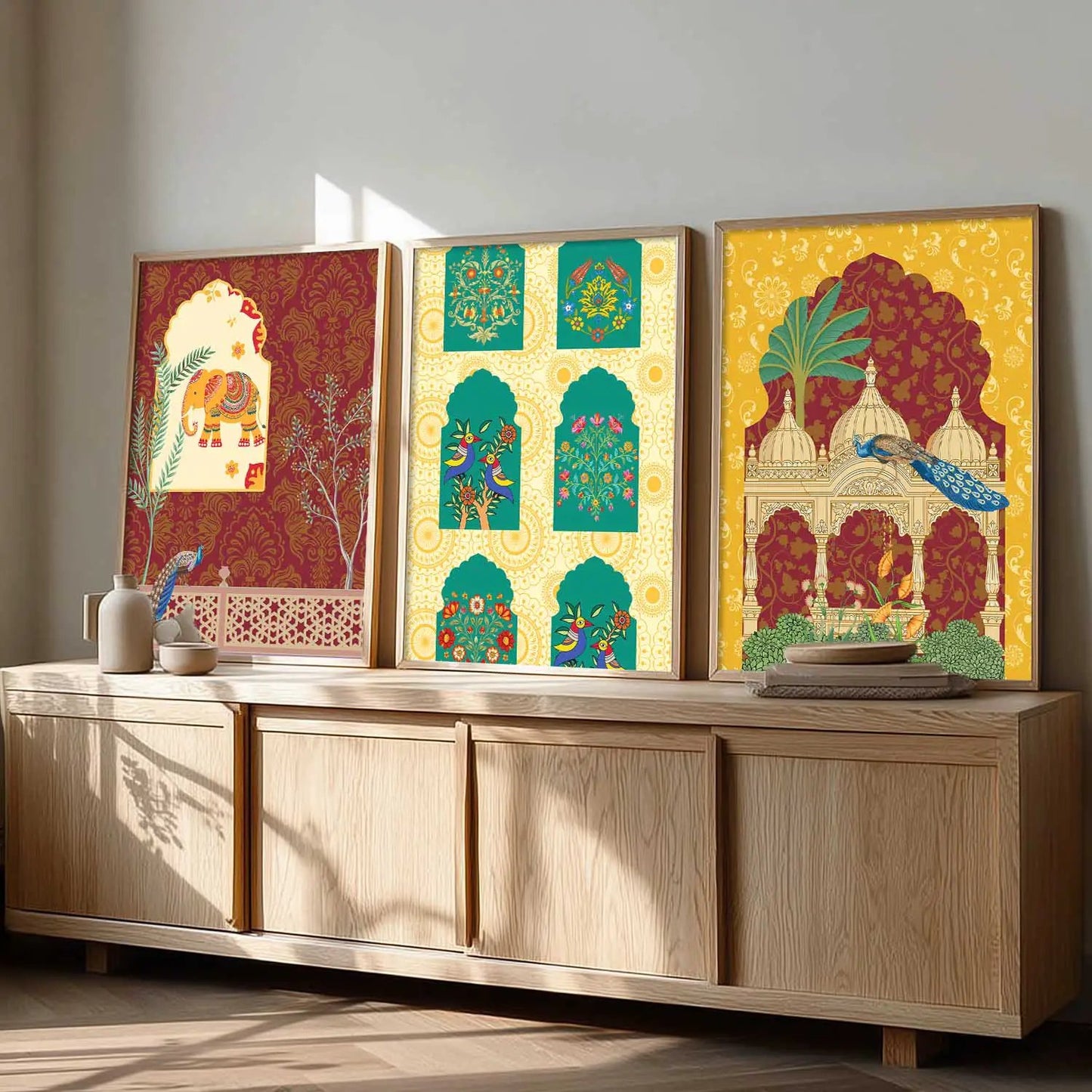 Traditional   Wall  Art  Paintings for Living Room - Wall Poster With frames