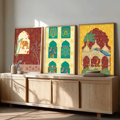 Traditional   Wall  Art  Paintings for Living Room - Wall Poster With frames