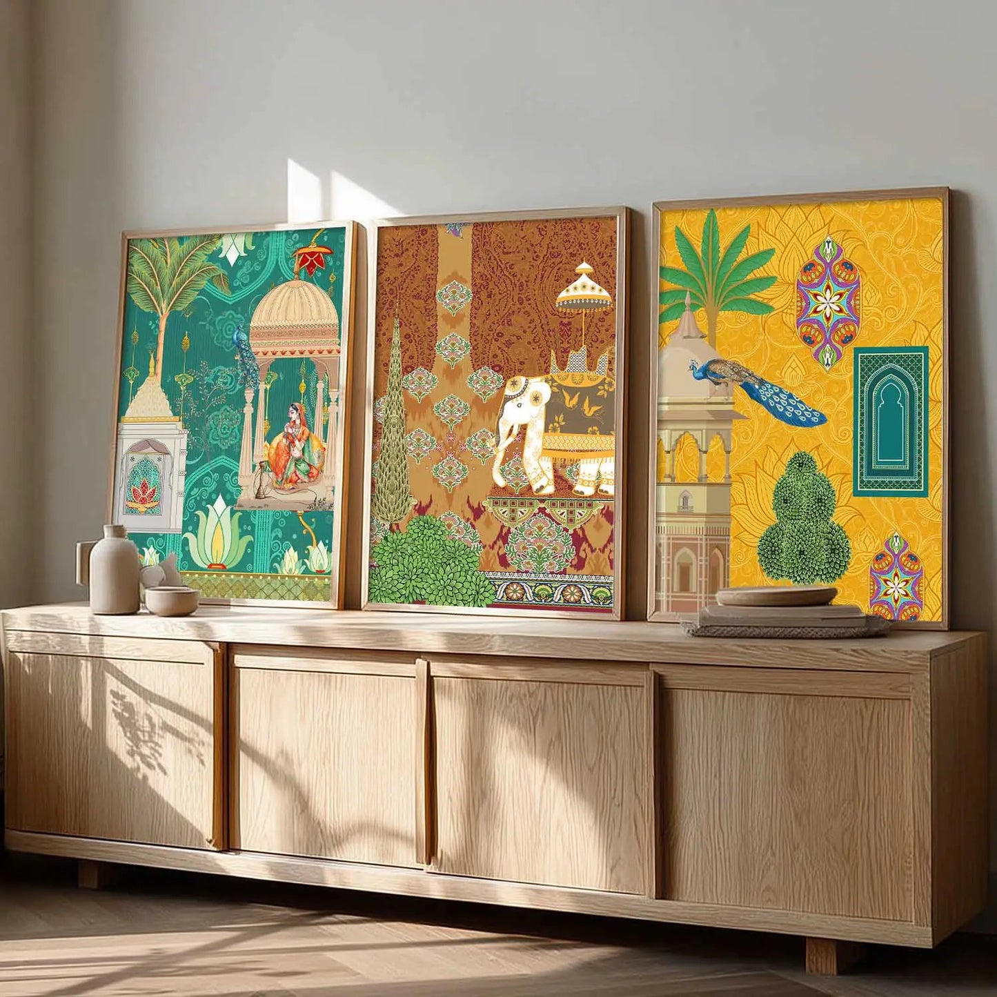 Traditional    Wall  Art  Paintings for Living Room - Wall Poster With frames