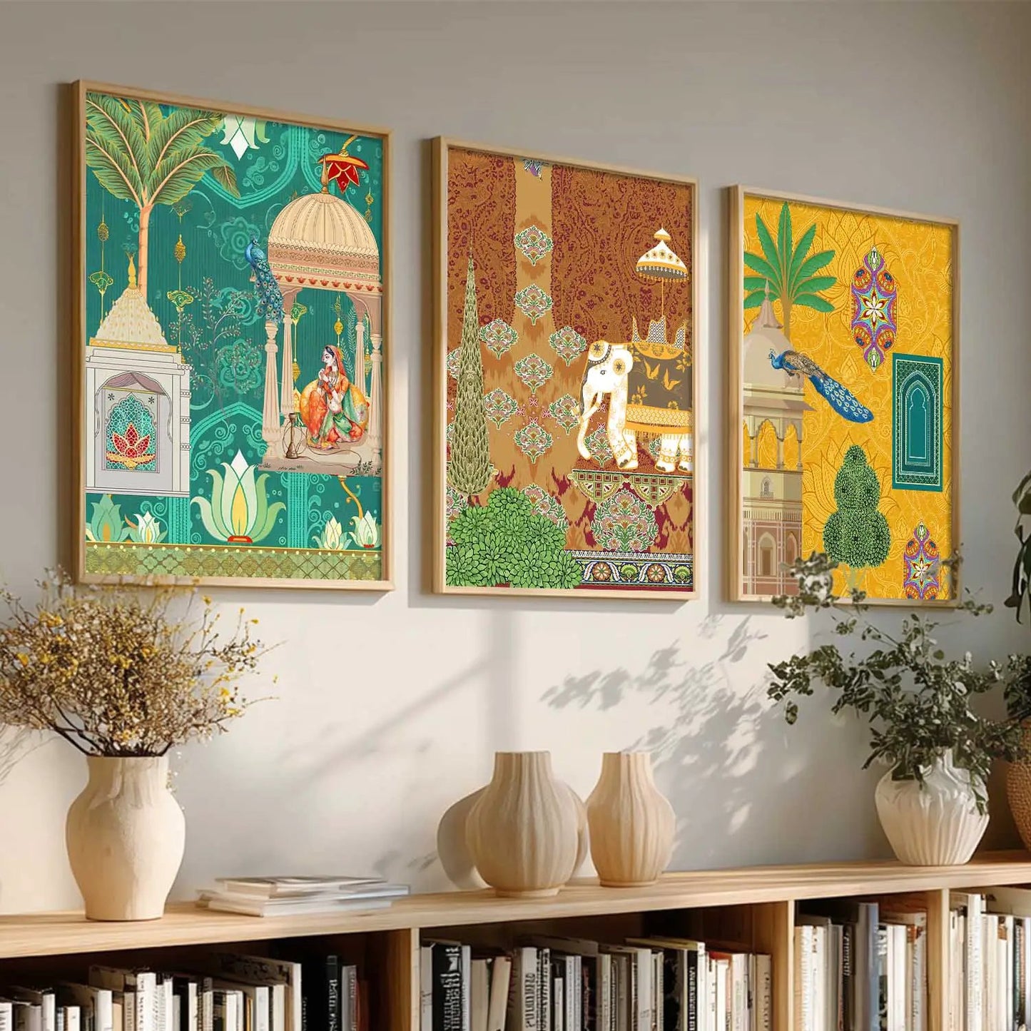 Traditional    Wall  Art  Paintings for Living Room - Wall Poster With frames