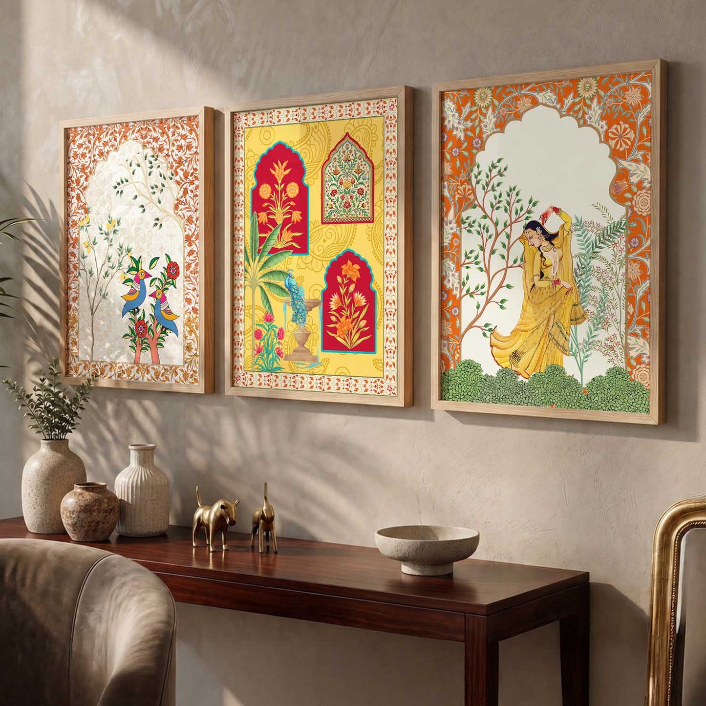 Traditional  Wall Art Paintings for Living Room - Wall Poster With frames