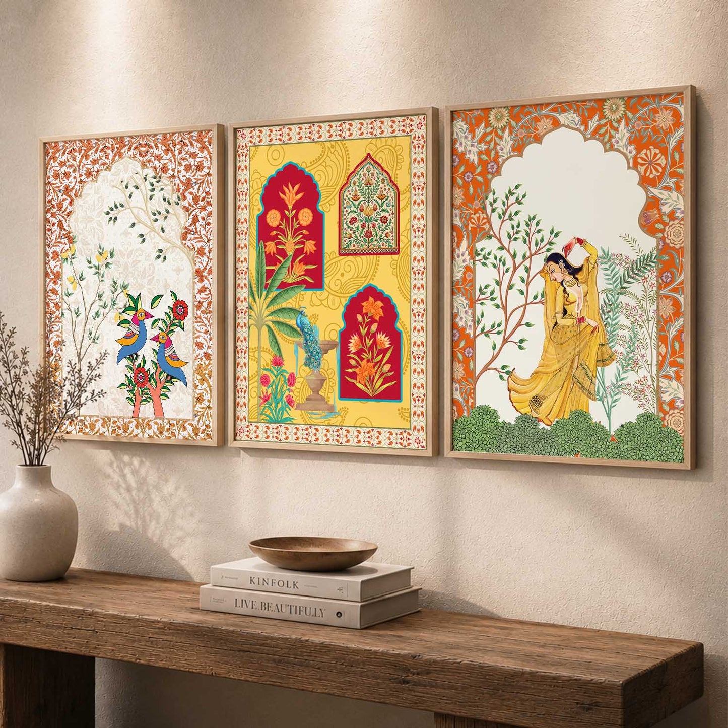 Traditional  Wall Art Paintings for Living Room - Wall Poster With frames