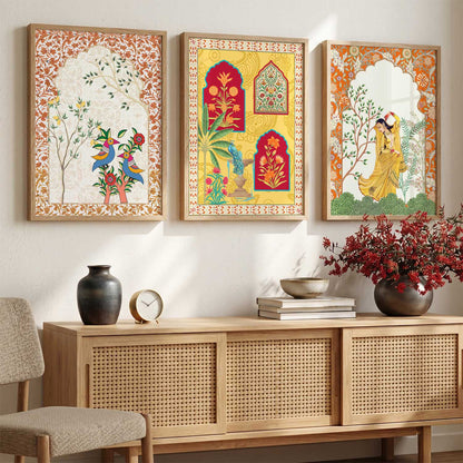 Traditional  Wall Art Paintings for Living Room - Wall Poster With frames
