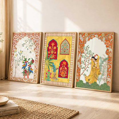 Traditional  Wall Art Paintings for Living Room - Wall Poster With frames