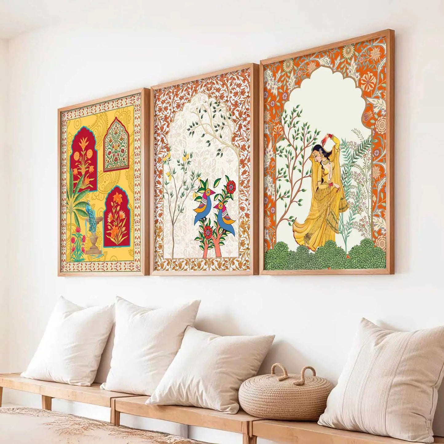 Traditional  Wall Art Paintings for Living Room - Wall Poster With frames