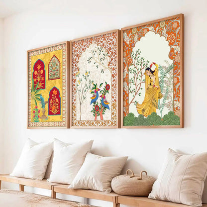 Traditional  Wall Art Paintings for Living Room - Wall Poster With frames