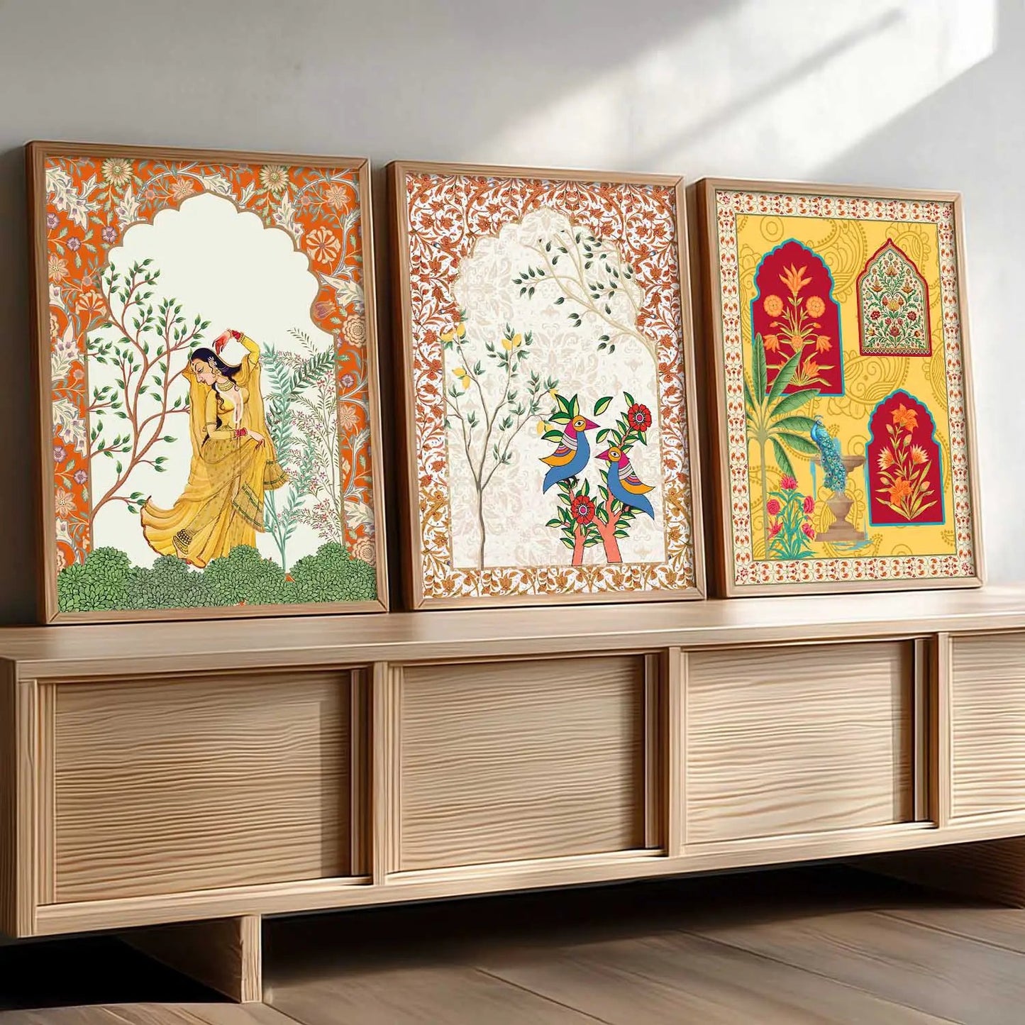 Traditional  Wall Art Paintings for Living Room - Wall Poster With frames
