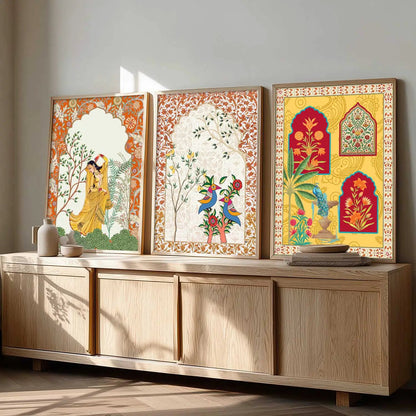 Traditional  Wall Art Paintings for Living Room - Wall Poster With frames