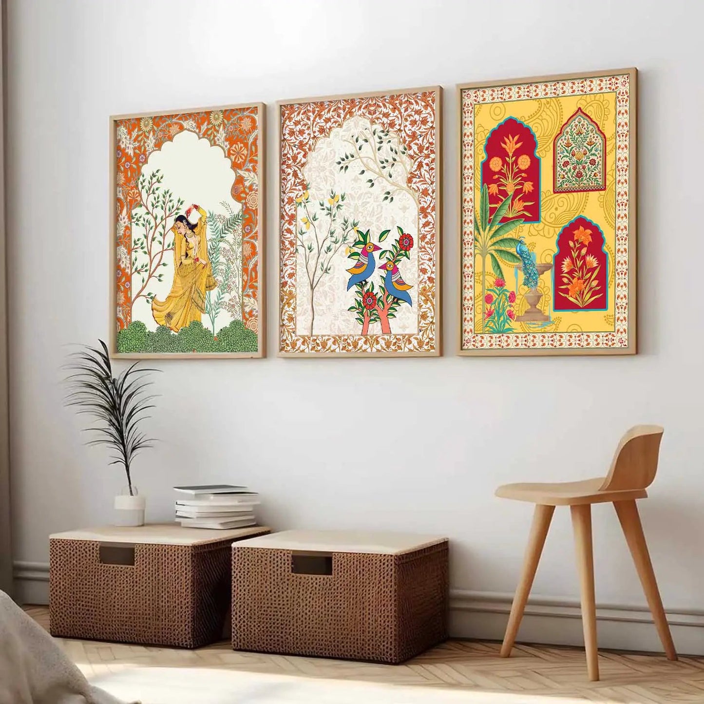 Traditional  Wall Art Paintings for Living Room - Wall Poster With frames