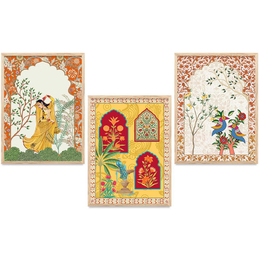 Traditional  Wall Art Paintings for Living Room - Wall Poster With frames