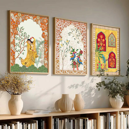 Traditional  Wall Art Paintings for Living Room - Wall Poster With frames