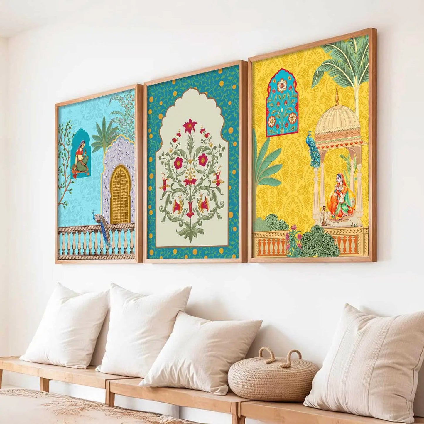 Traditional  Wall  Art Paintings for Living Room - Wall Poster With frames