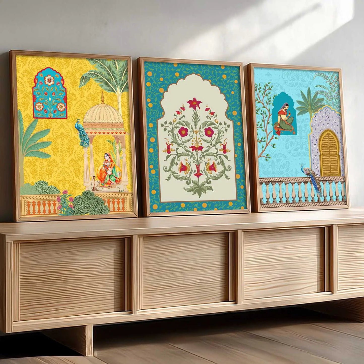 Traditional  Wall  Art Paintings for Living Room - Wall Poster With frames