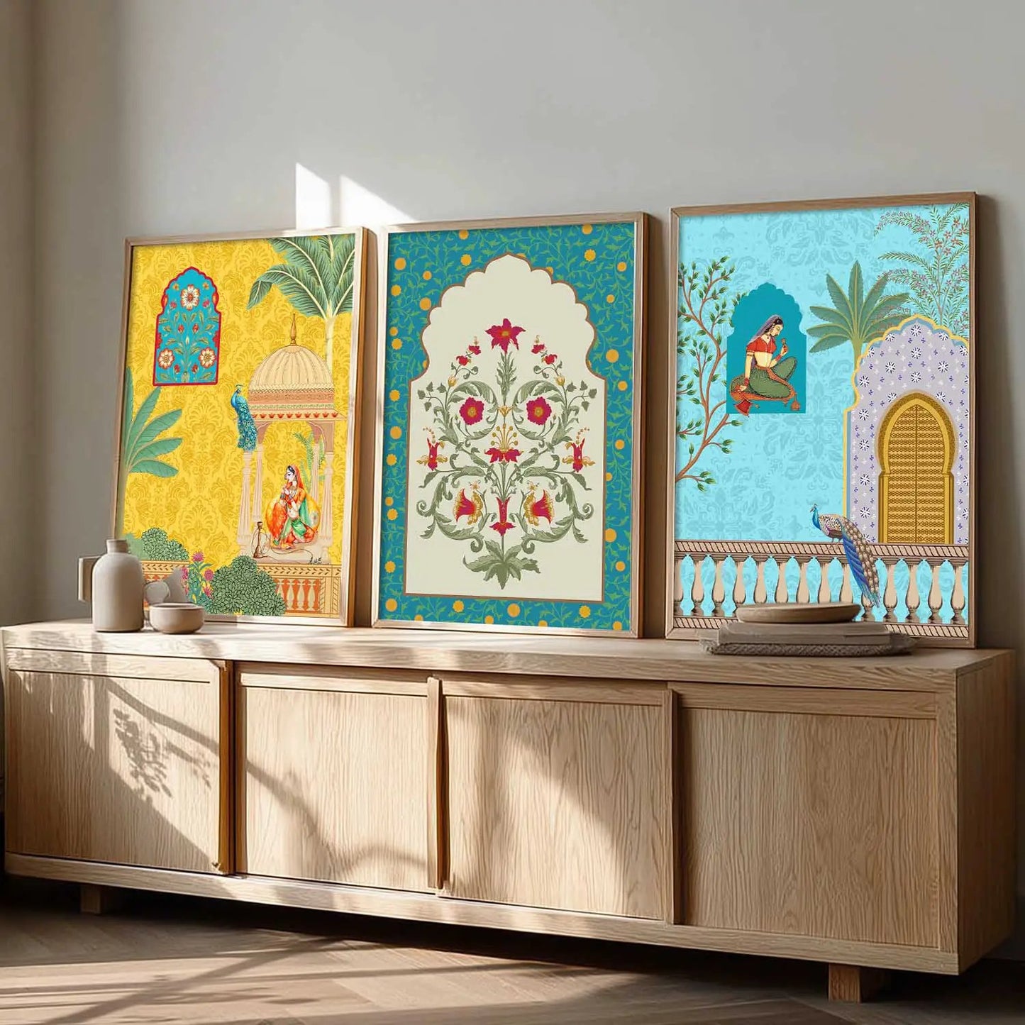 Traditional  Wall  Art Paintings for Living Room - Wall Poster With frames