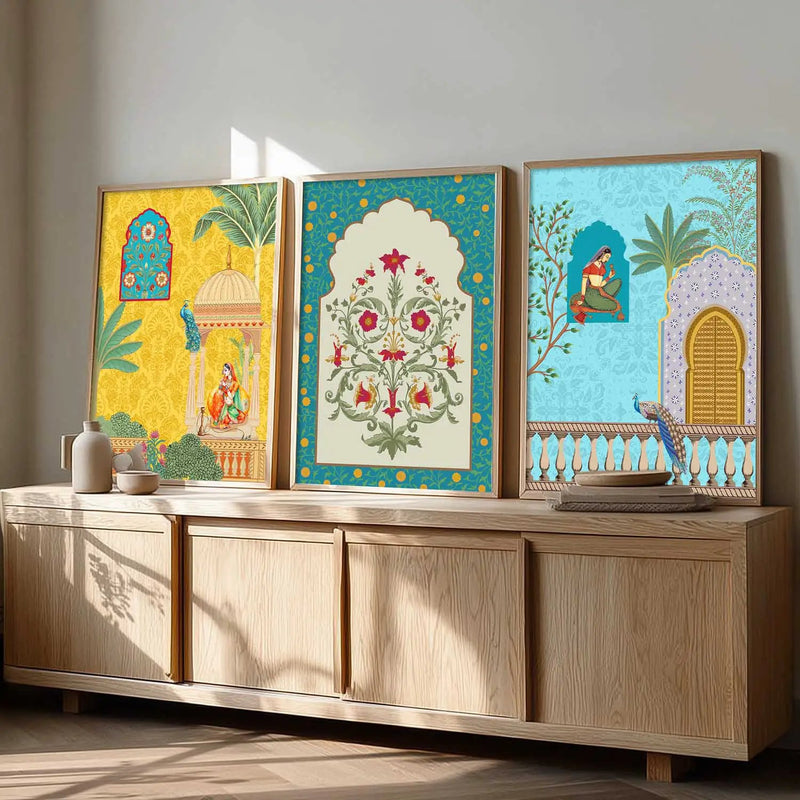 Traditional  Wall  Art Paintings for Living Room - Wall Poster With frames