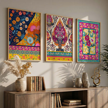 Traditional  Wall  Art  Paintings for Living Room - Wall Poster With frames