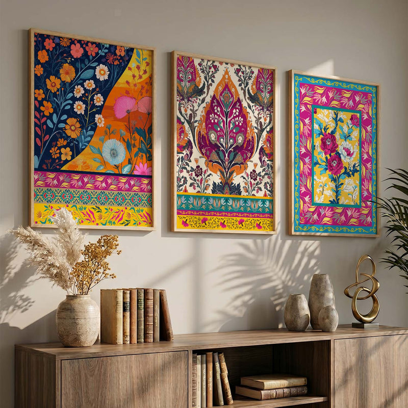 Traditional  Wall  Art  Paintings for Living Room - Wall Poster With frames