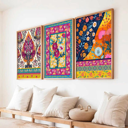 Traditional  Wall  Art  Paintings for Living Room - Wall Poster With frames