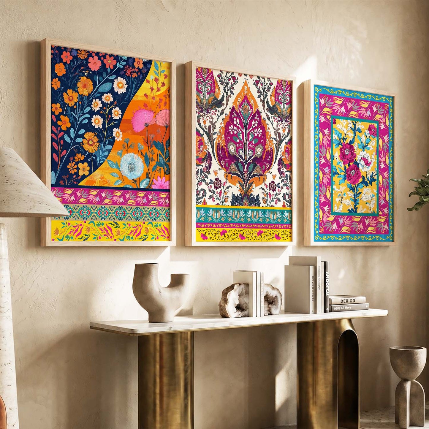 Traditional  Wall  Art  Paintings for Living Room - Wall Poster With frames