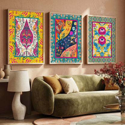 Traditional   Wall  Art  Paintings for Living Room - Wall Poster With frames