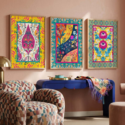 Traditional   Wall  Art  Paintings for Living Room - Wall Poster With frames