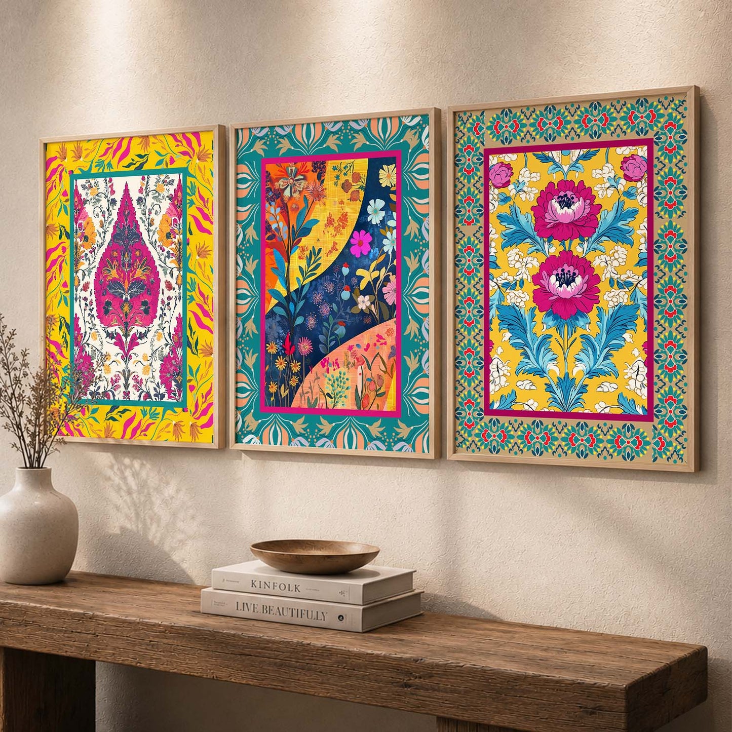 Traditional   Wall  Art  Paintings for Living Room - Wall Poster With frames