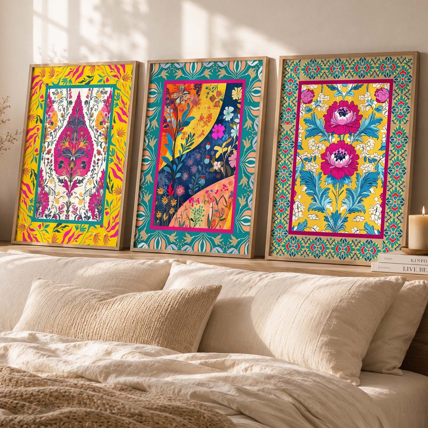Traditional   Wall  Art  Paintings for Living Room - Wall Poster With frames