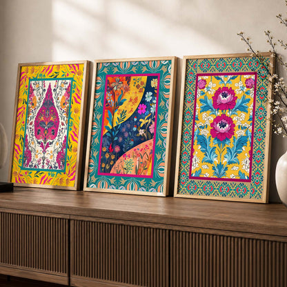Traditional   Wall  Art  Paintings for Living Room - Wall Poster With frames