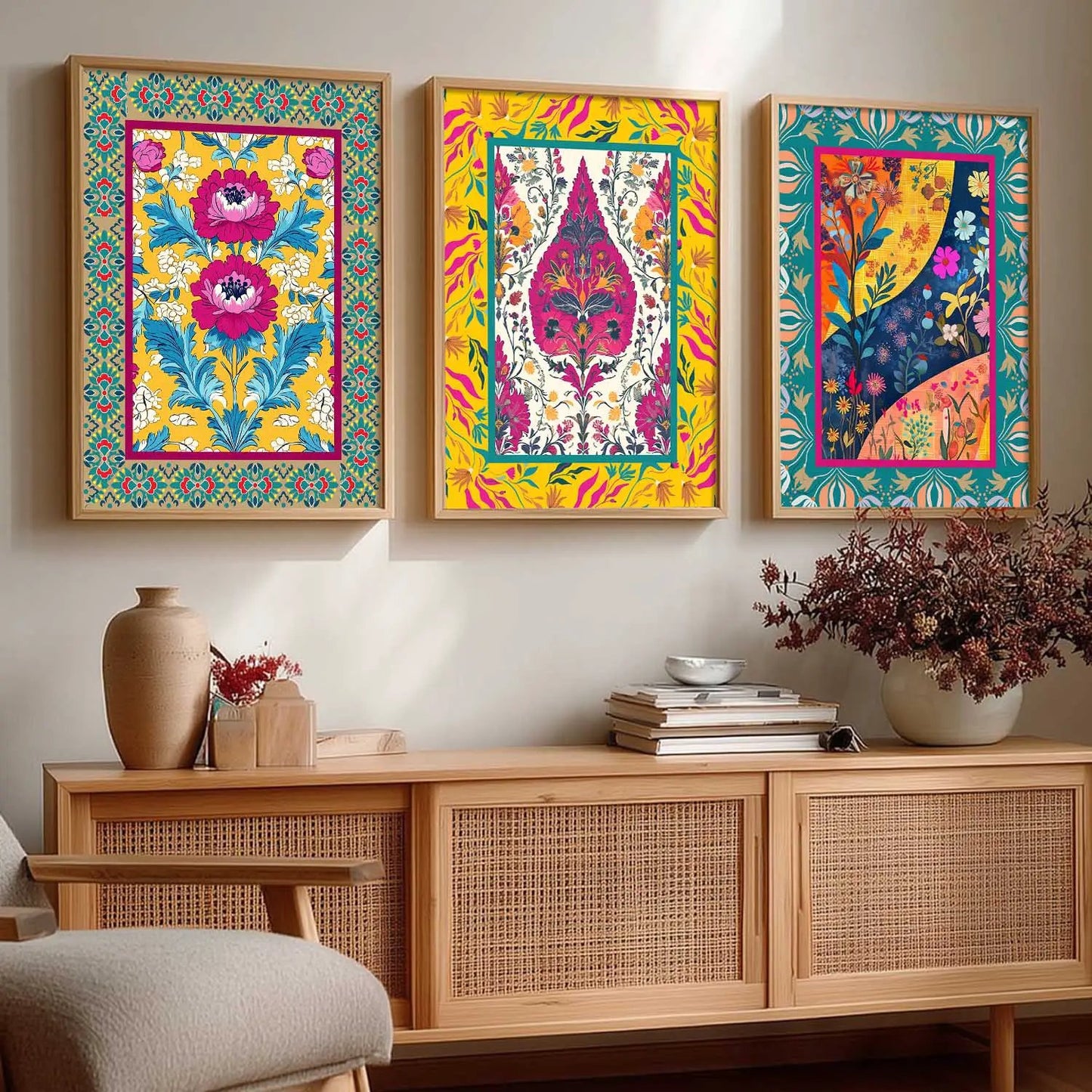 Traditional   Wall  Art  Paintings for Living Room - Wall Poster With frames