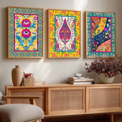 Traditional   Wall  Art  Paintings for Living Room - Wall Poster With frames
