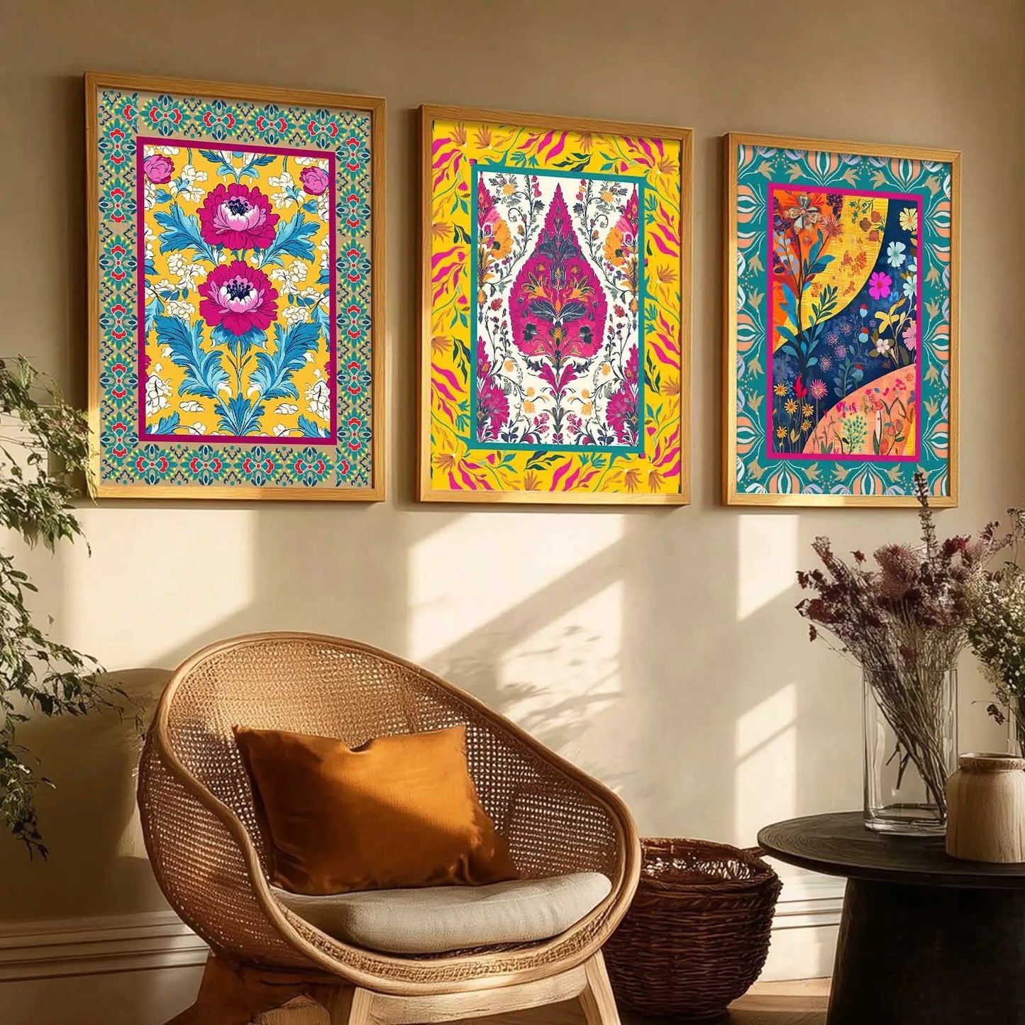 Traditional   Wall  Art  Paintings for Living Room - Wall Poster With frames
