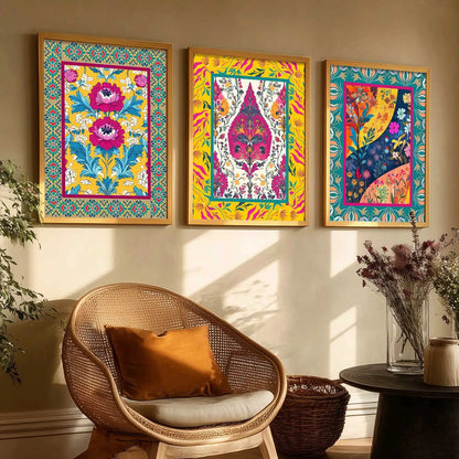 Traditional   Wall  Art  Paintings for Living Room - Wall Poster With frames